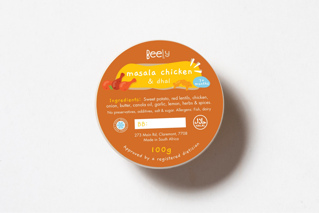 Masala chicken and dhal 100g - 7-9 months