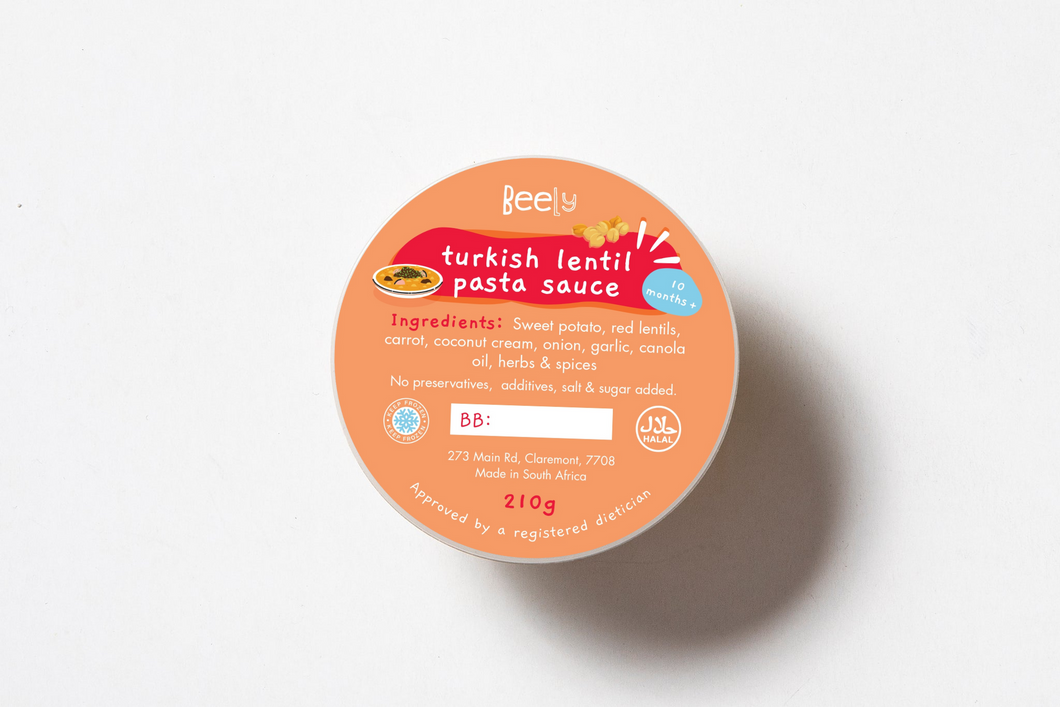Turkish lentil pasta sauce 210g - Toddlers