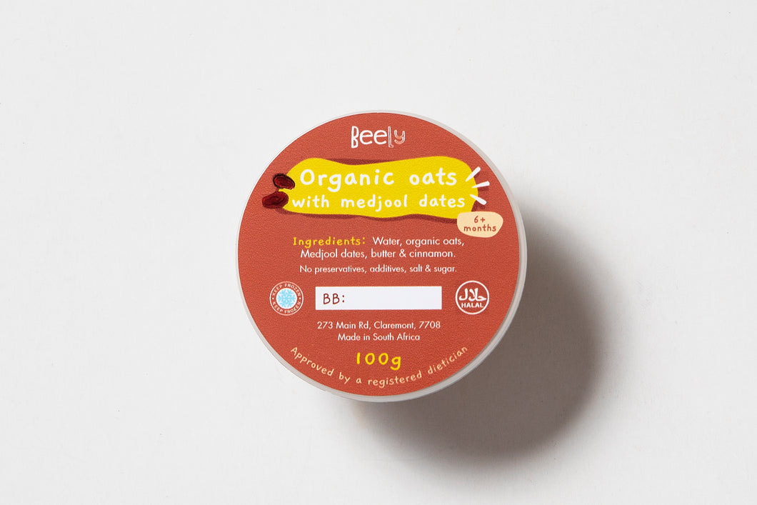 Organic oats with medjool dates 100g - 6 months+